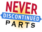 Image of phrase "Never Discontinued Parts"